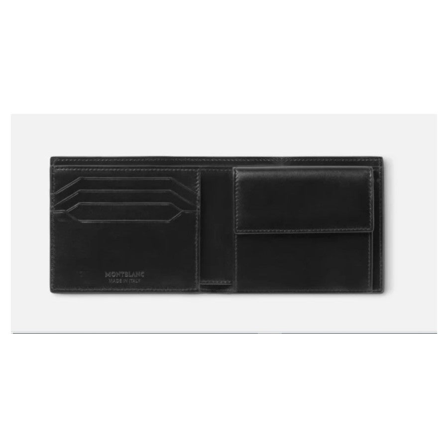 MONTBLANC WALLET 4 COMPARTMENTS WITH MEISTERSTÜCK COIN PURSE - 198312