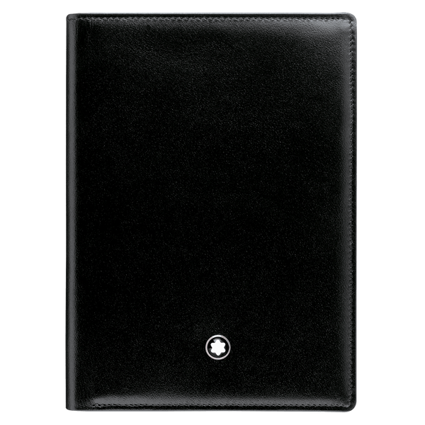 Montblanc Meisterstuck Portafoglio nero verticale 7 scomparti, ID holder - 198380