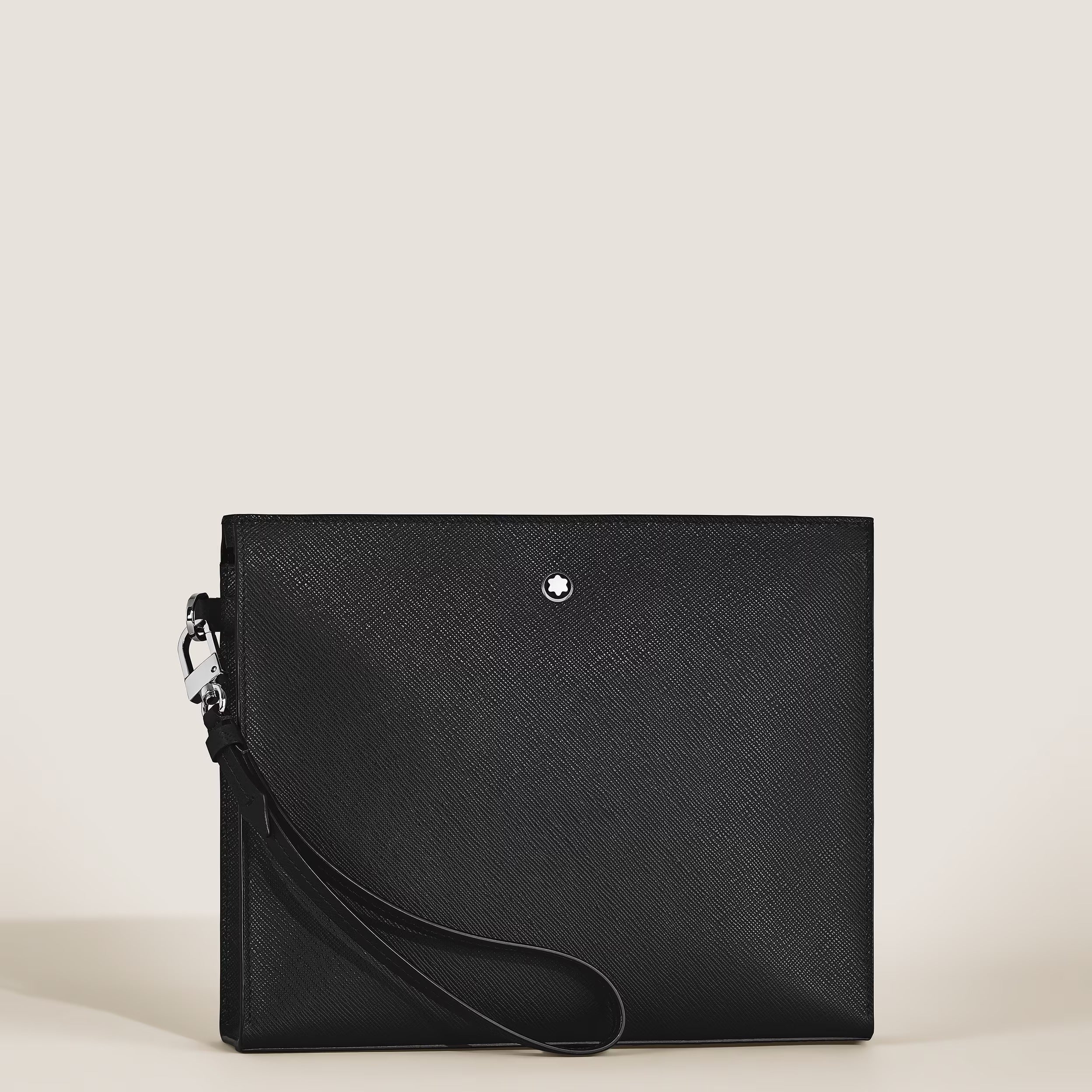Pochette Montblanc in Pelle Sartorial, colore nero - 198860