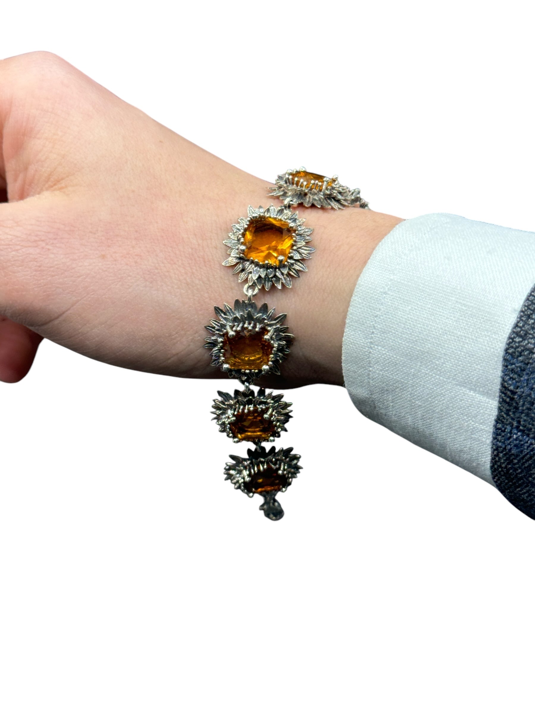 Labriola SILBERARMBAND MIT GELBEM CITRINQUARZ - 2248