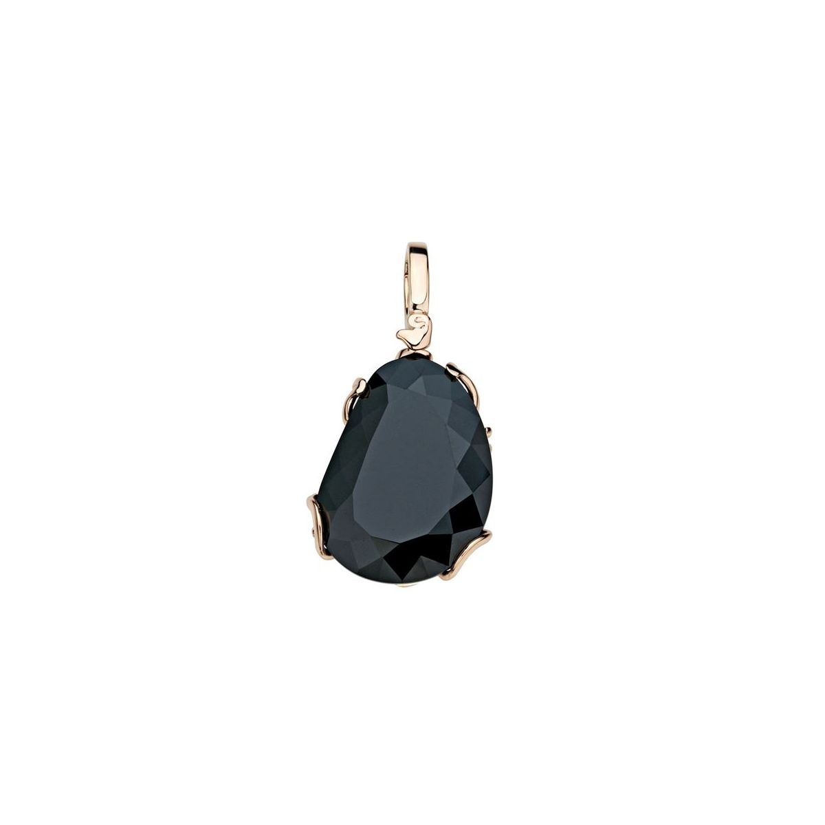 Diamour Folies – Anhänger aus Roségold und schwarzer Jade – 29338
