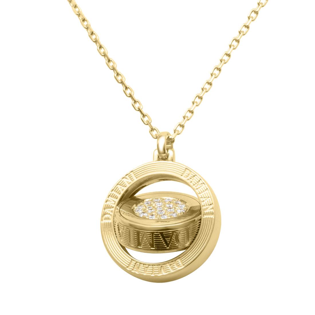 Damiani 18 Karat Gelbgold-Halsband mit Diamanten – 20029127