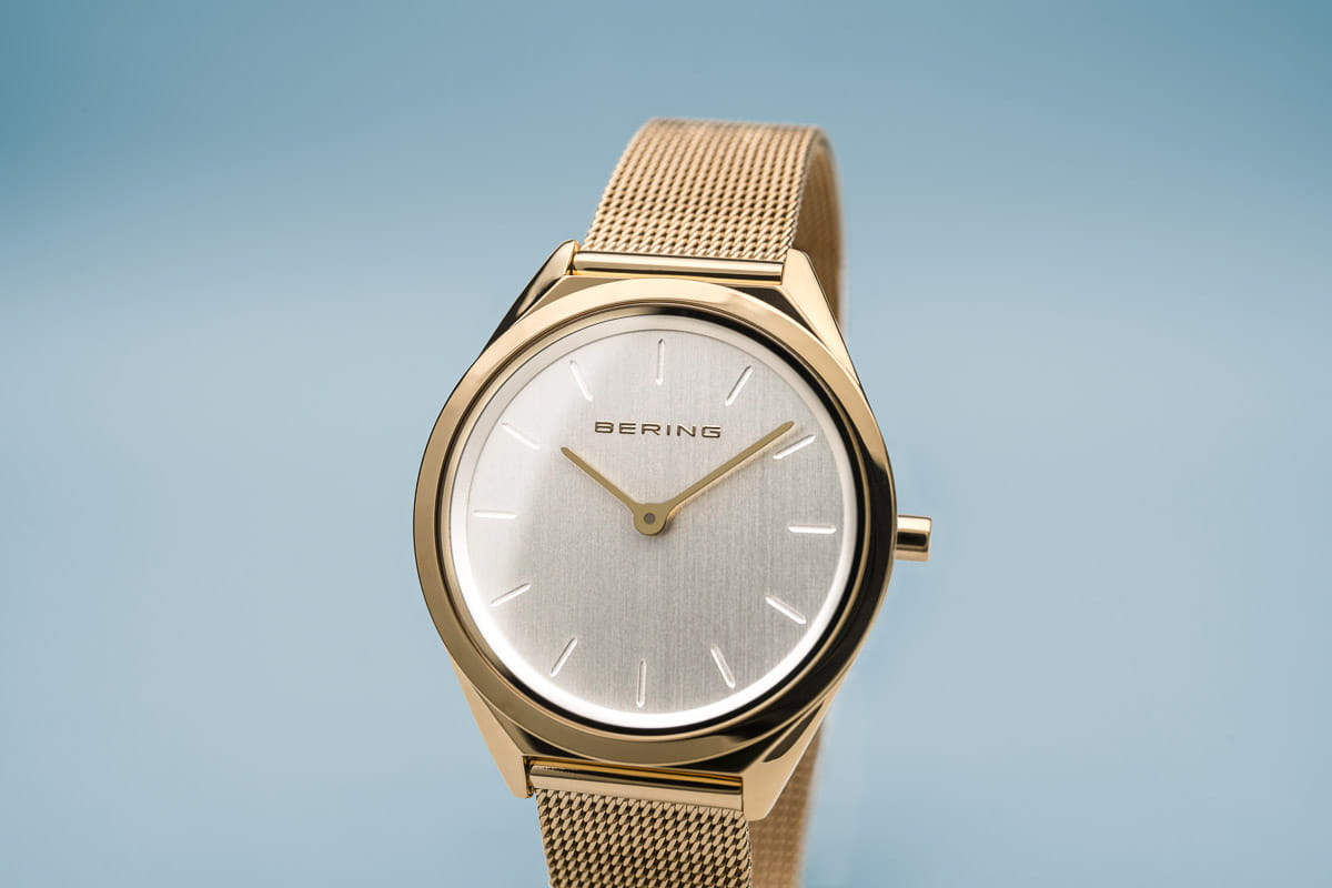 Bering Ultra Slim Unisex Uhr | Poliertes Gold, 31 mm | 17031-334
