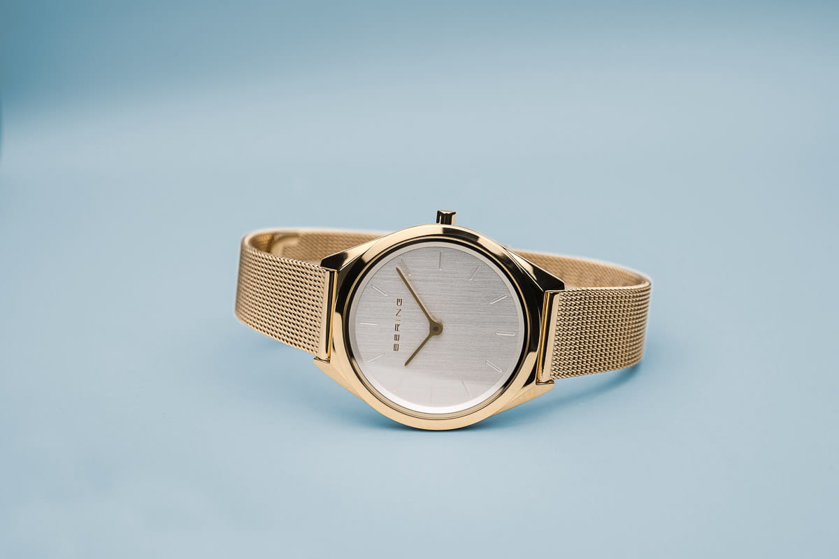 Bering Ultra Slim Unisex Uhr | Poliertes Gold, 31 mm | 17031-334