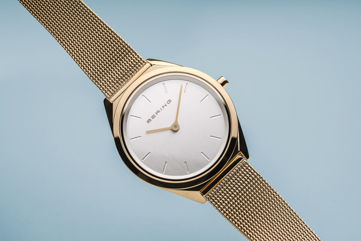 Bering Ultra Slim Unisex Uhr | Poliertes Gold, 31 mm | 17031-334