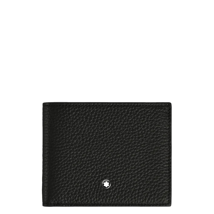 PORTAFOGLIO montblanc 4 scomparti con portamonete, colore nero - 220217
