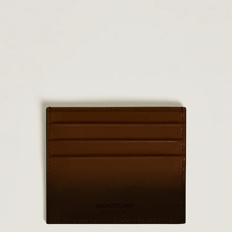 Montblanc Porta carte 6 scomparti Meisterstück, colore sfumato marrone - 220319