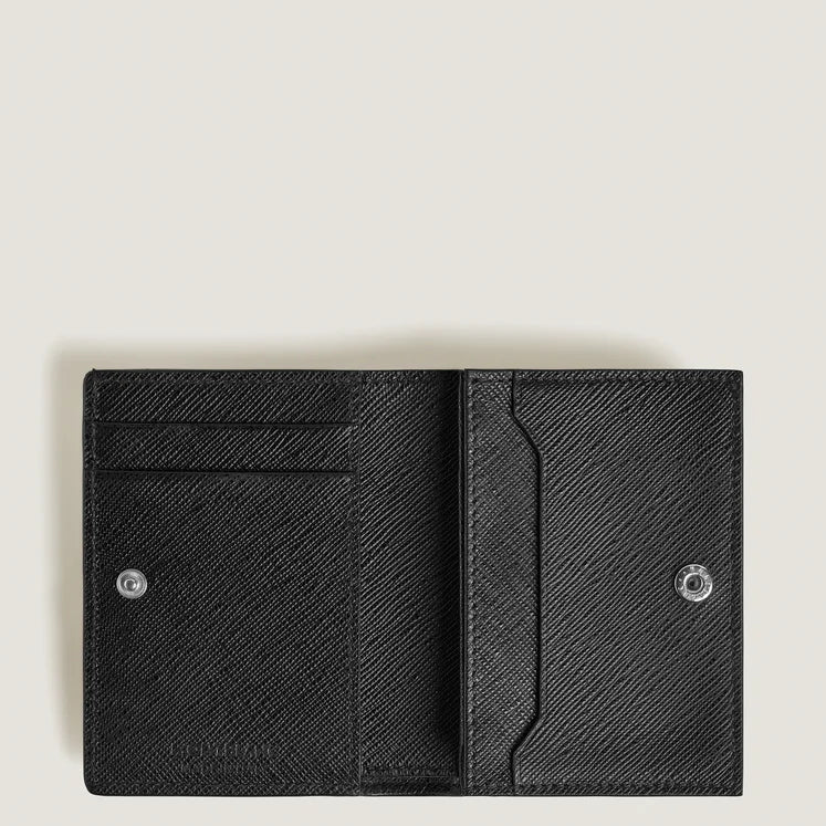 Montblanc Sartorial Nano Continental Geldbörse, Blauer Tweed – 220380