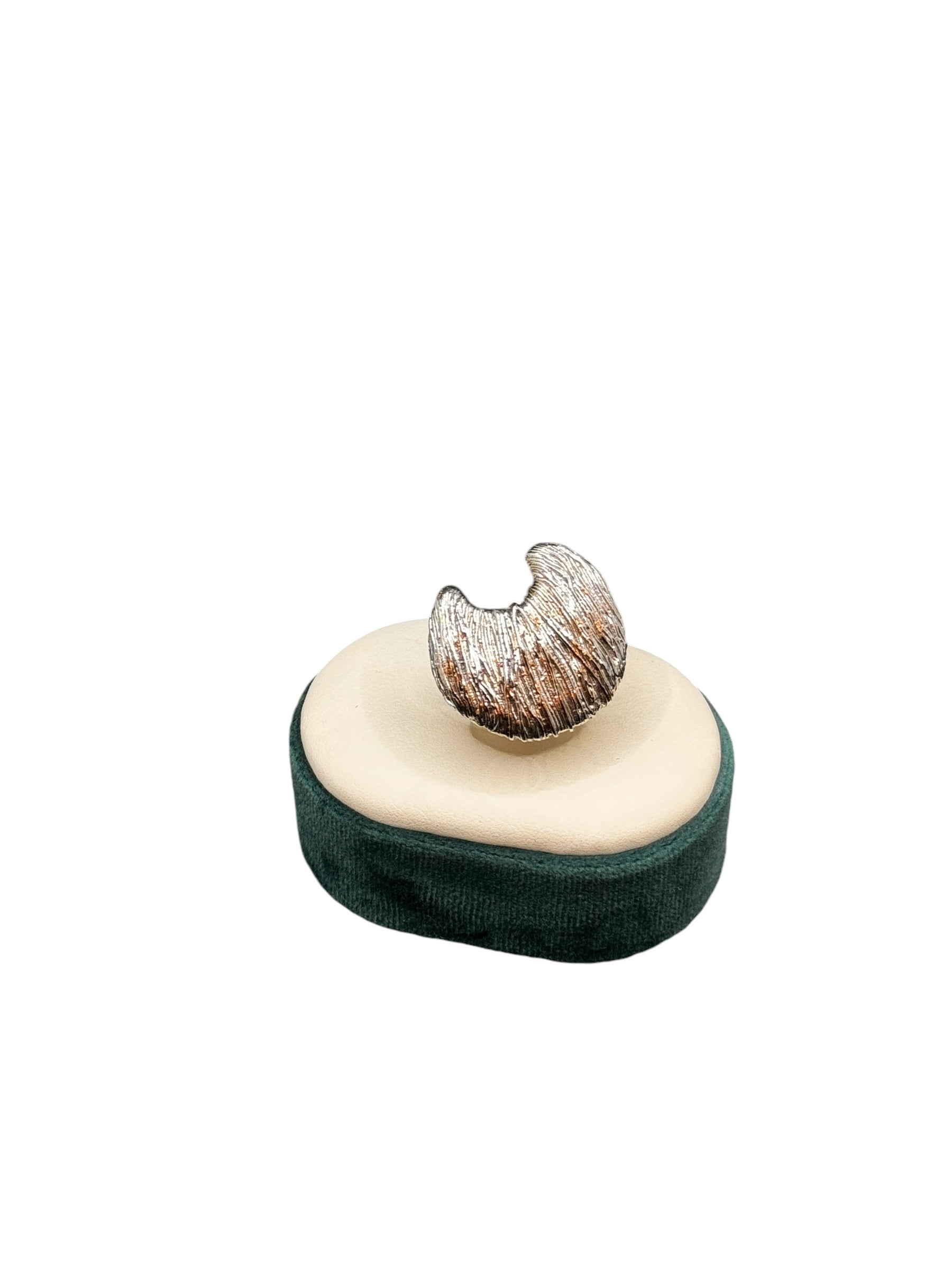 Pianegonda Women's Hammered Silver Ring - AA010119