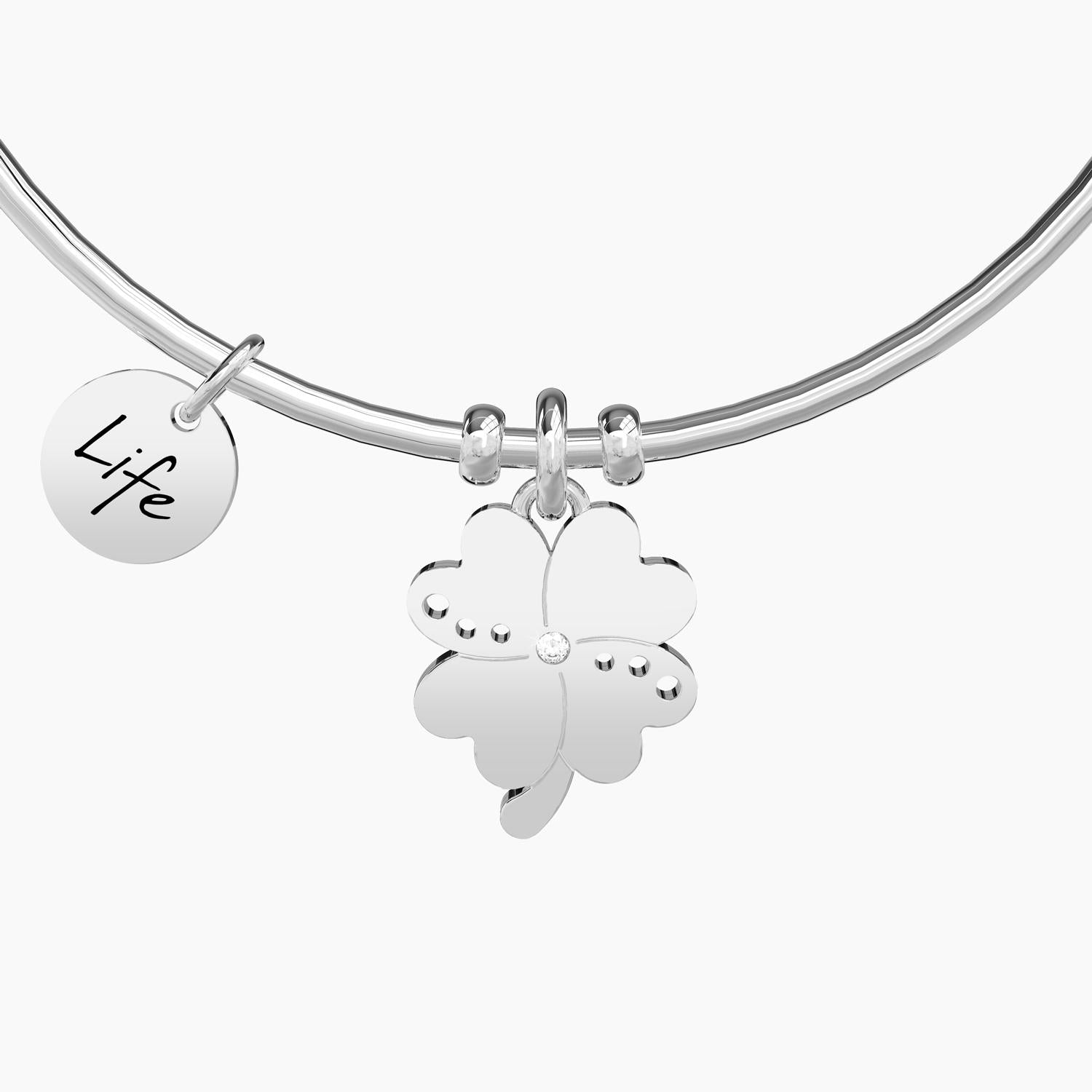 Damenarmband aus der Nature Kollektion - Vierblättriges Kleeblatt | Fortuna - 231661