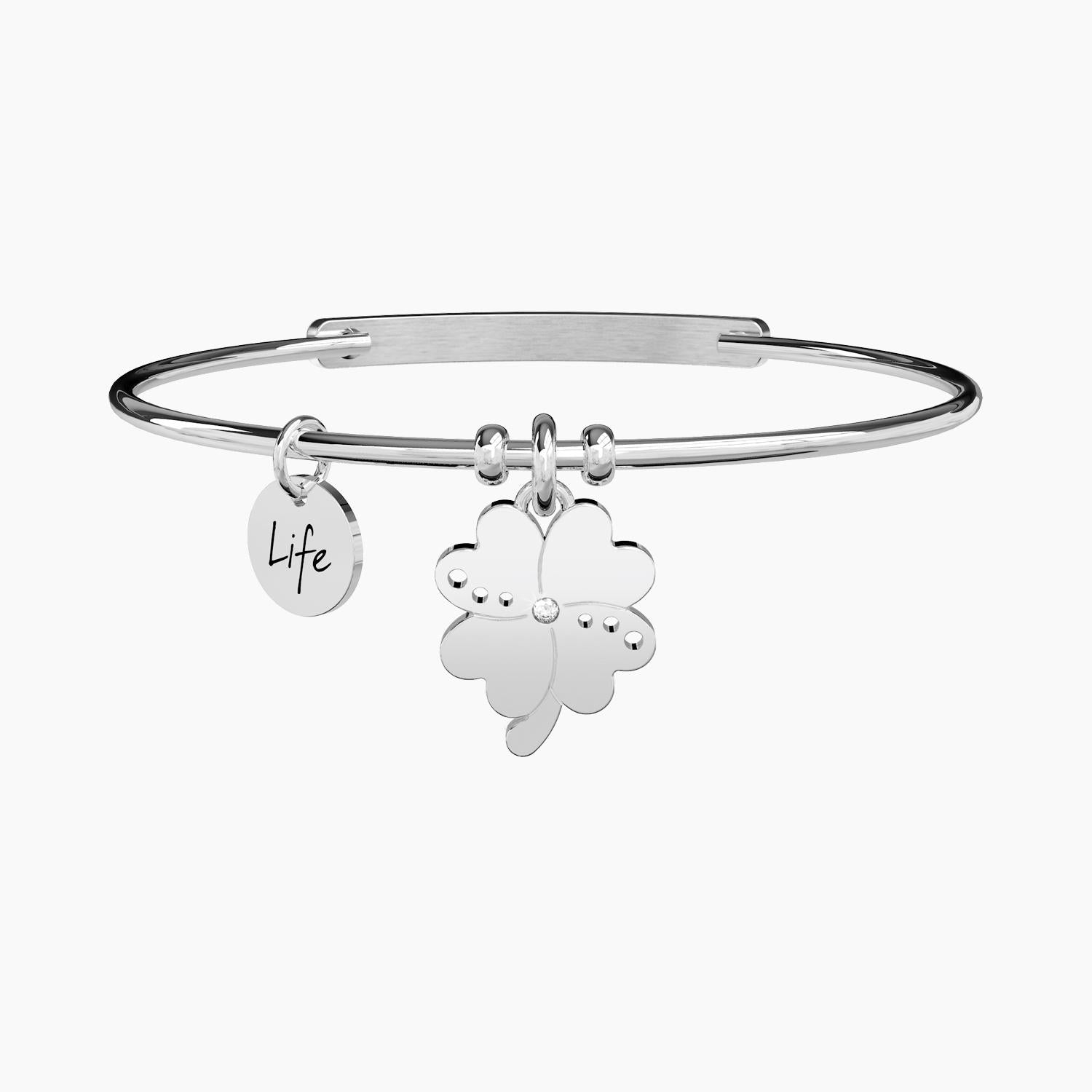Damenarmband aus der Nature Kollektion - Vierblättriges Kleeblatt | Fortuna - 231661