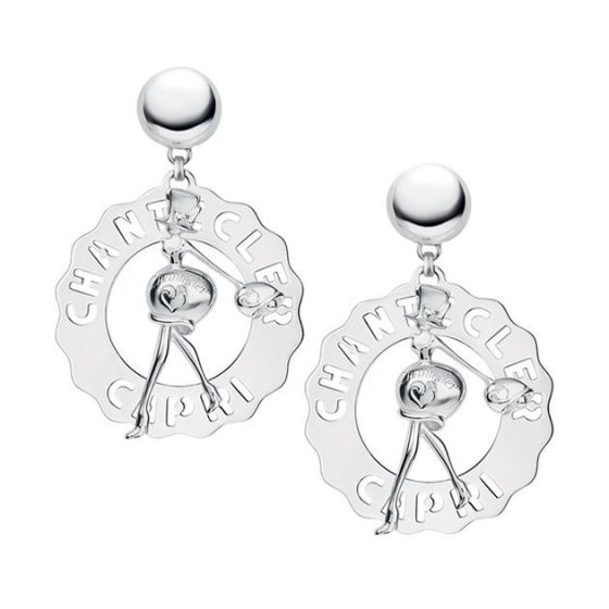 CHANTECLER Ohrringe, Logo Silber Kollektion Madame Clochette Groß - 33699