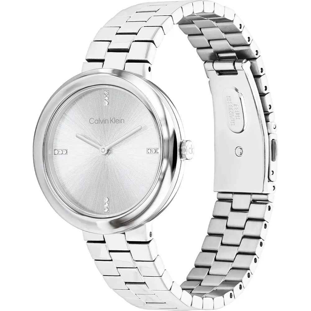 Orologio al quarzo Calvin Klein donna Twisted Bezel, 34mm - 25100093