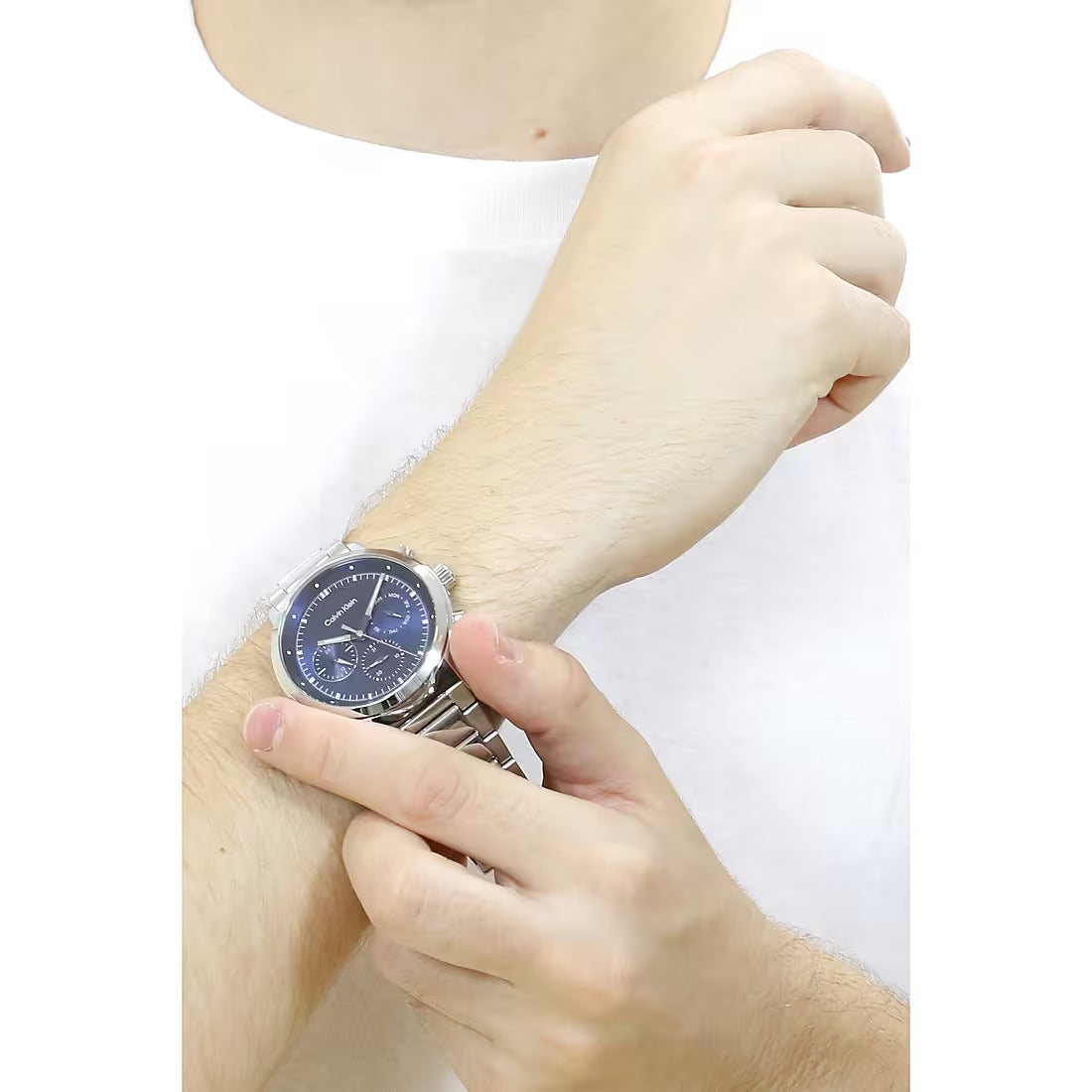 Calvin Klein ARCHITECTURAL 44 mm Chronographenuhr – 25200063