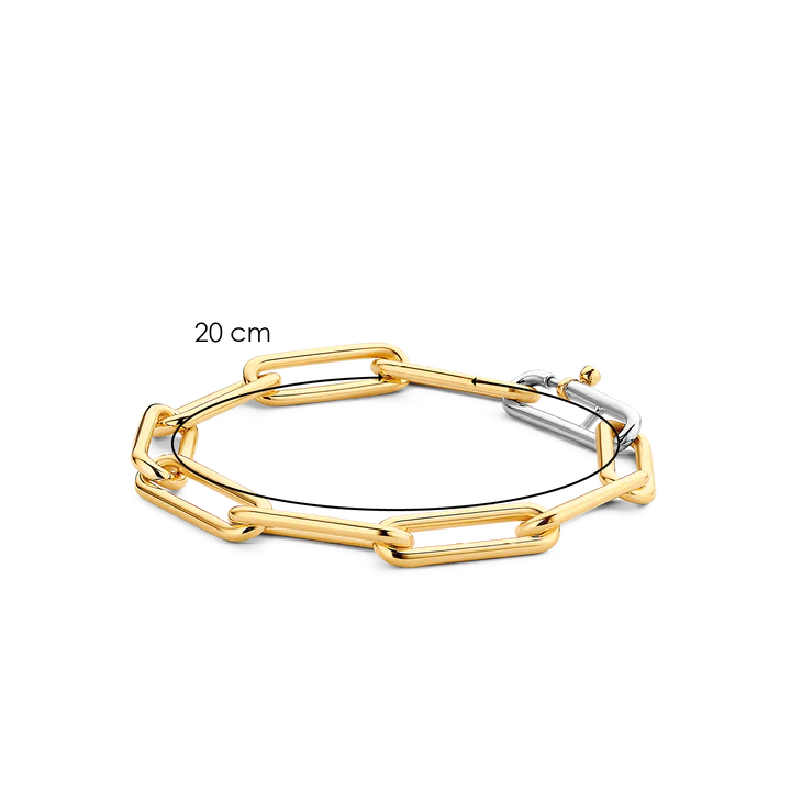 Bracciale catena argento dorato - 2926SY