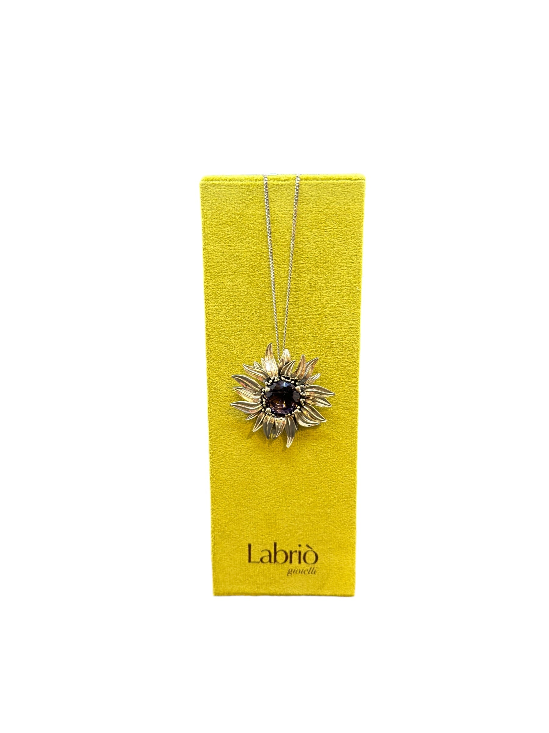 LABRIOLA MARGHERITA SILBERKETTE MIT LILA QUARZ UND AMETHYST - 2220