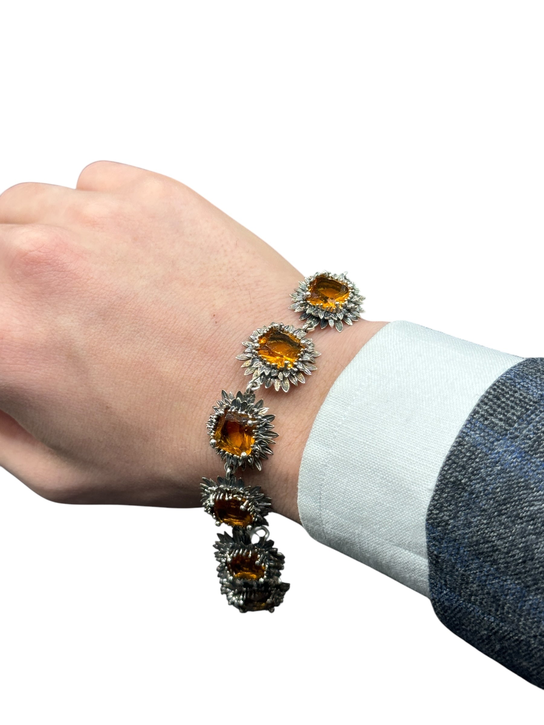 Labriola SILBERARMBAND MIT GELBEM CITRINQUARZ - 2248