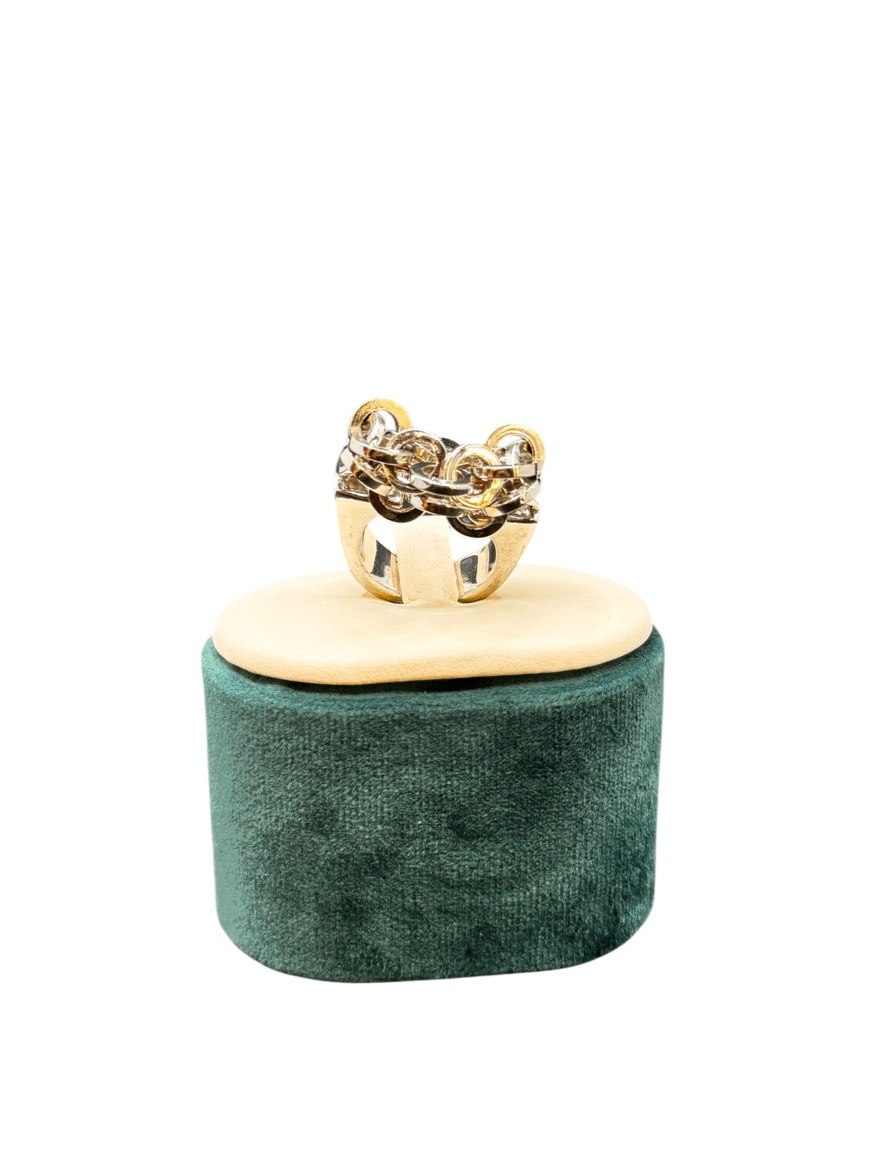 Pianegonda Women's Silver Ring with Links - AA010515