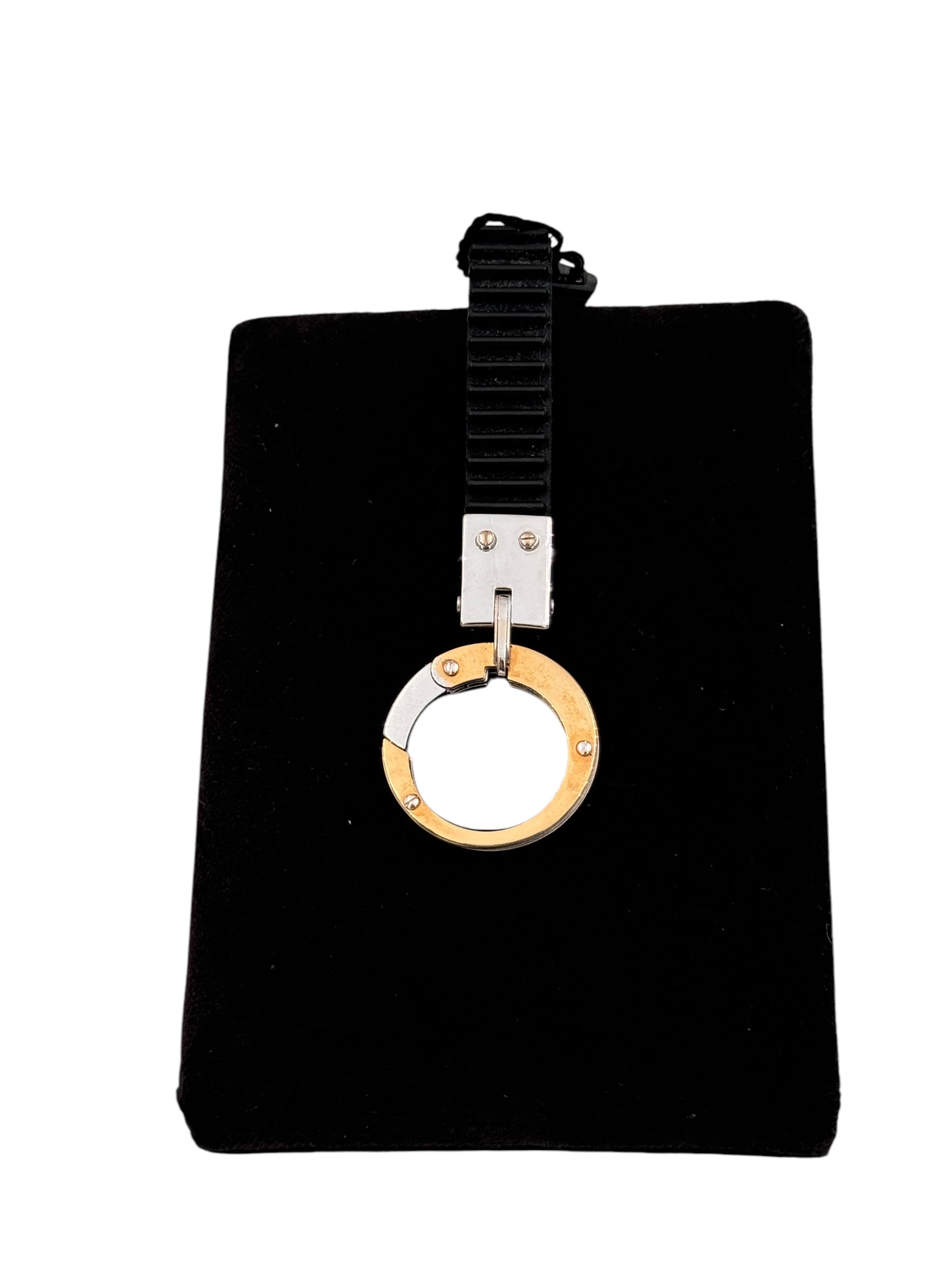 Portachiavi Arkano in oro 18kt e caucciù - PC4025N