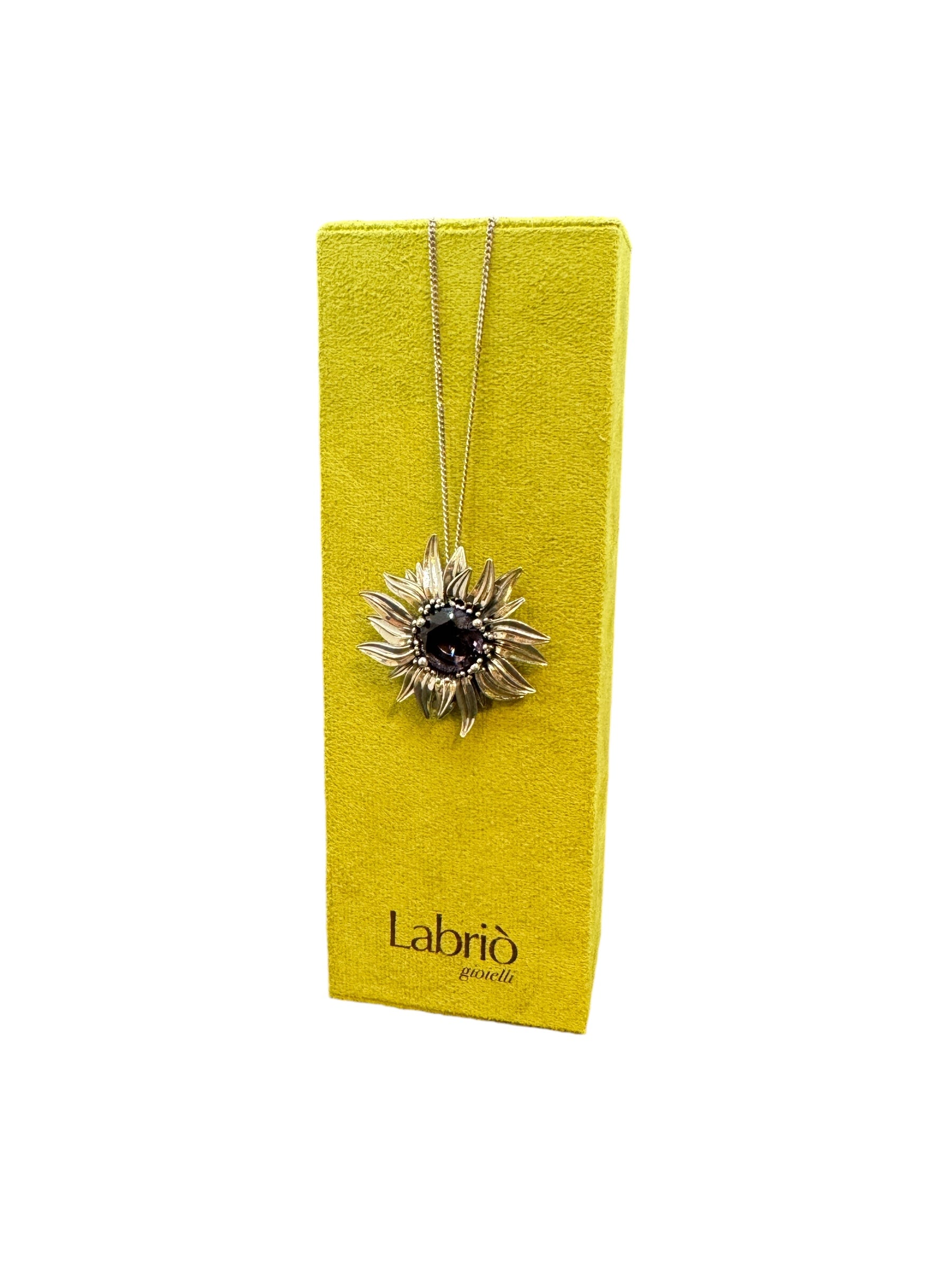 LABRIOLA MARGHERITA SILBERKETTE MIT LILA QUARZ UND AMETHYST - 2220