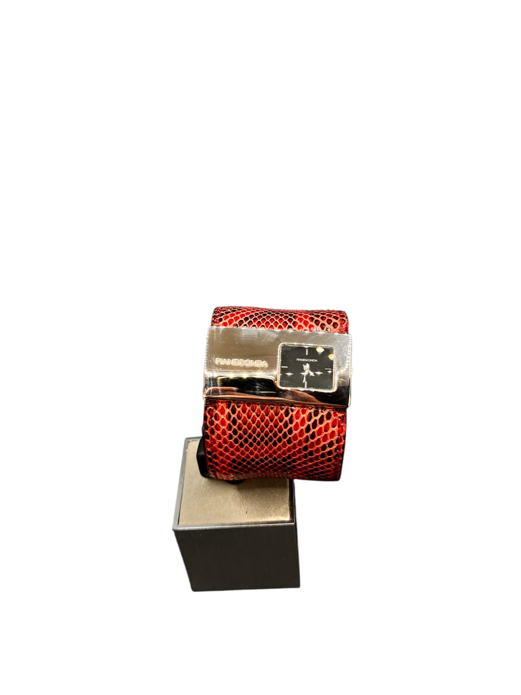 Pianegonda Damenuhr, Quarzwerk, Delano Kollektion, 50mm - W001-1-rot