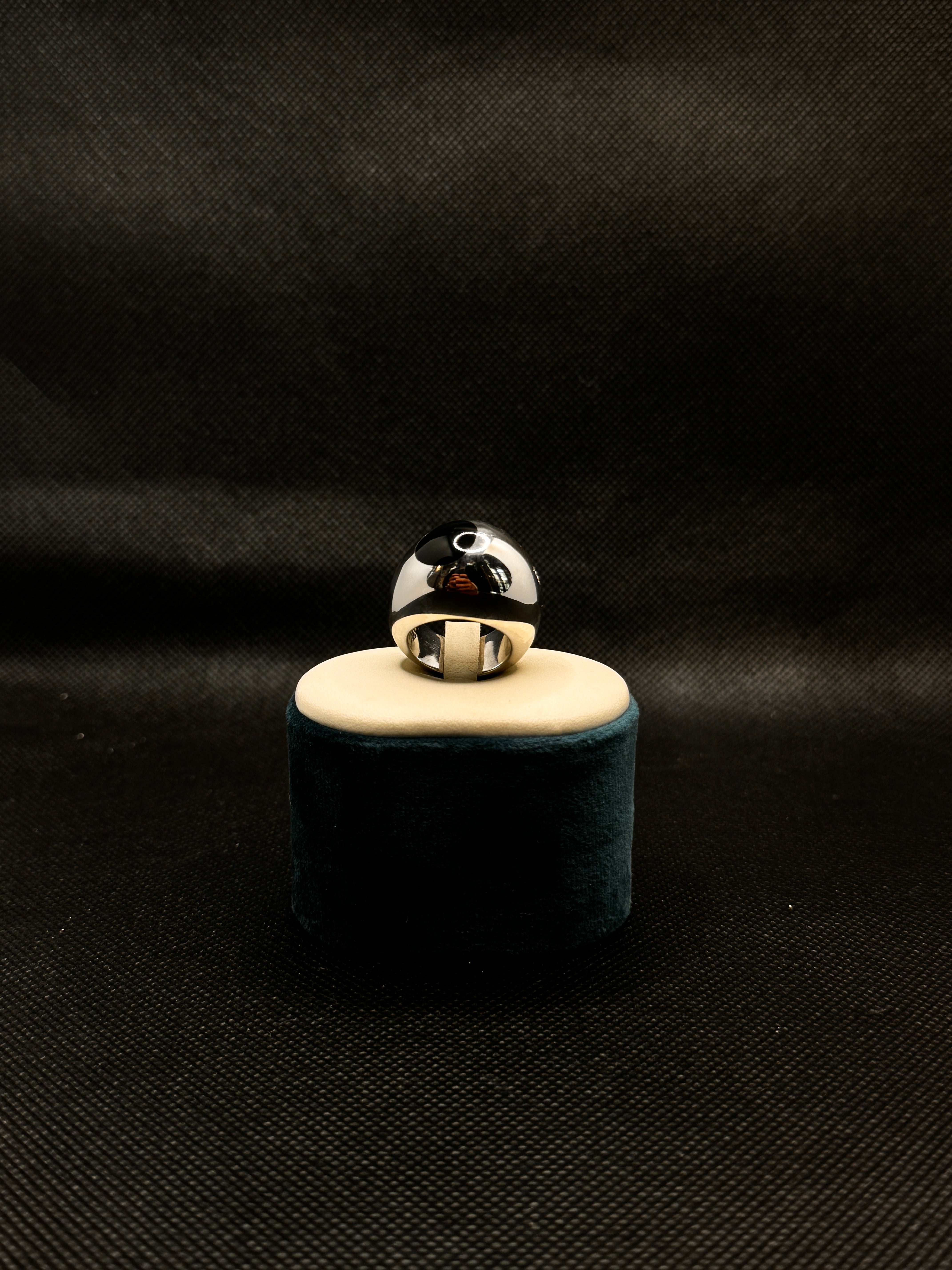 Pianegonda Damen-Bandring aus Silber mit schwarzem Onyx – AA010511