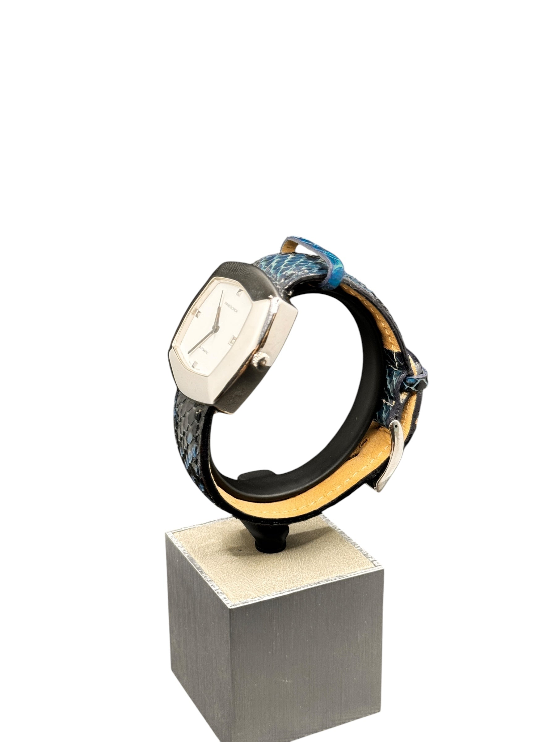 Pianegonda Unisex-Automatikuhr, 40 mm, Vintage-Kollektion – W002-1-Blau