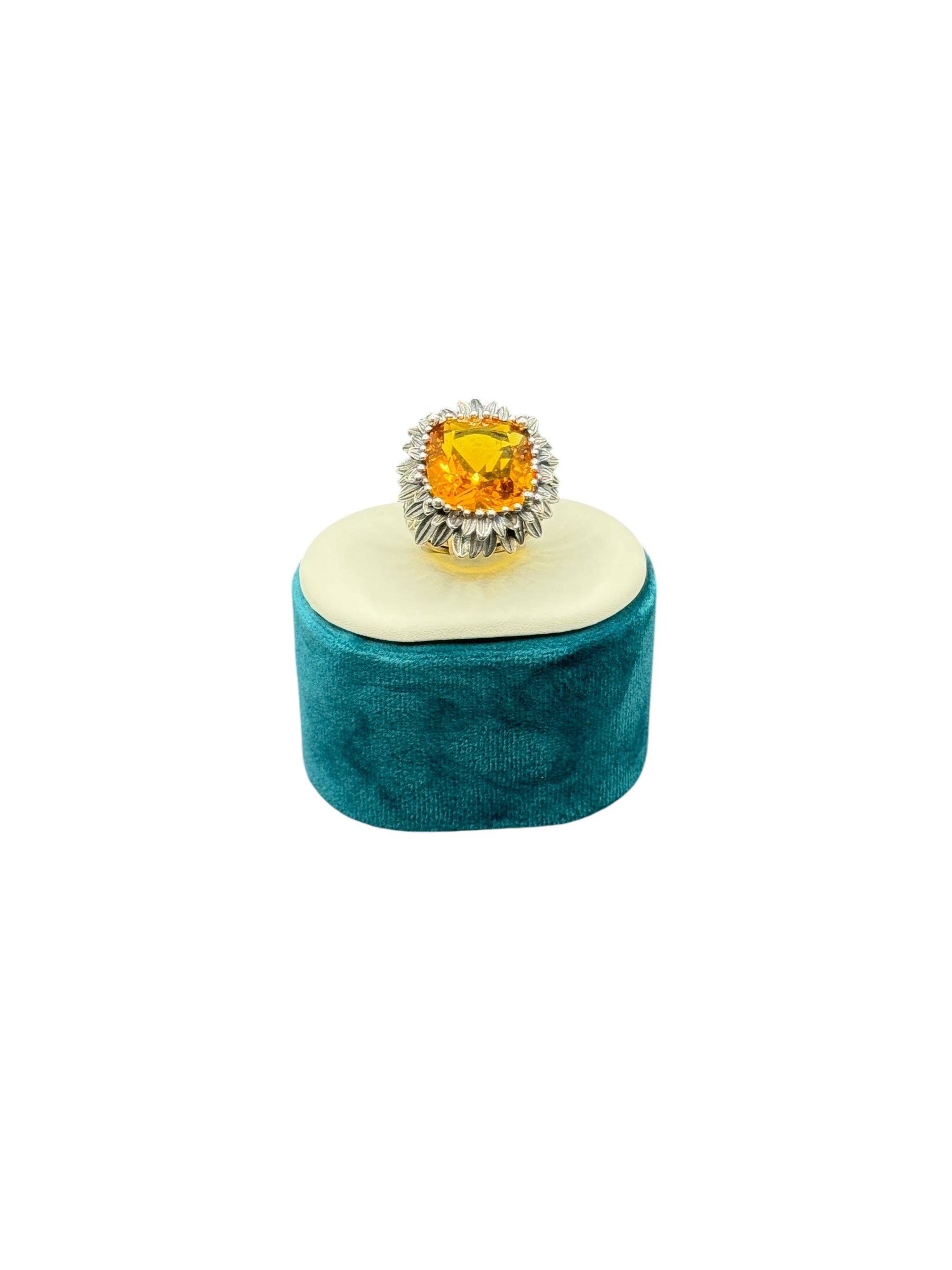 Labriola Silberring mit gelbem Citrinquarz – 2221
