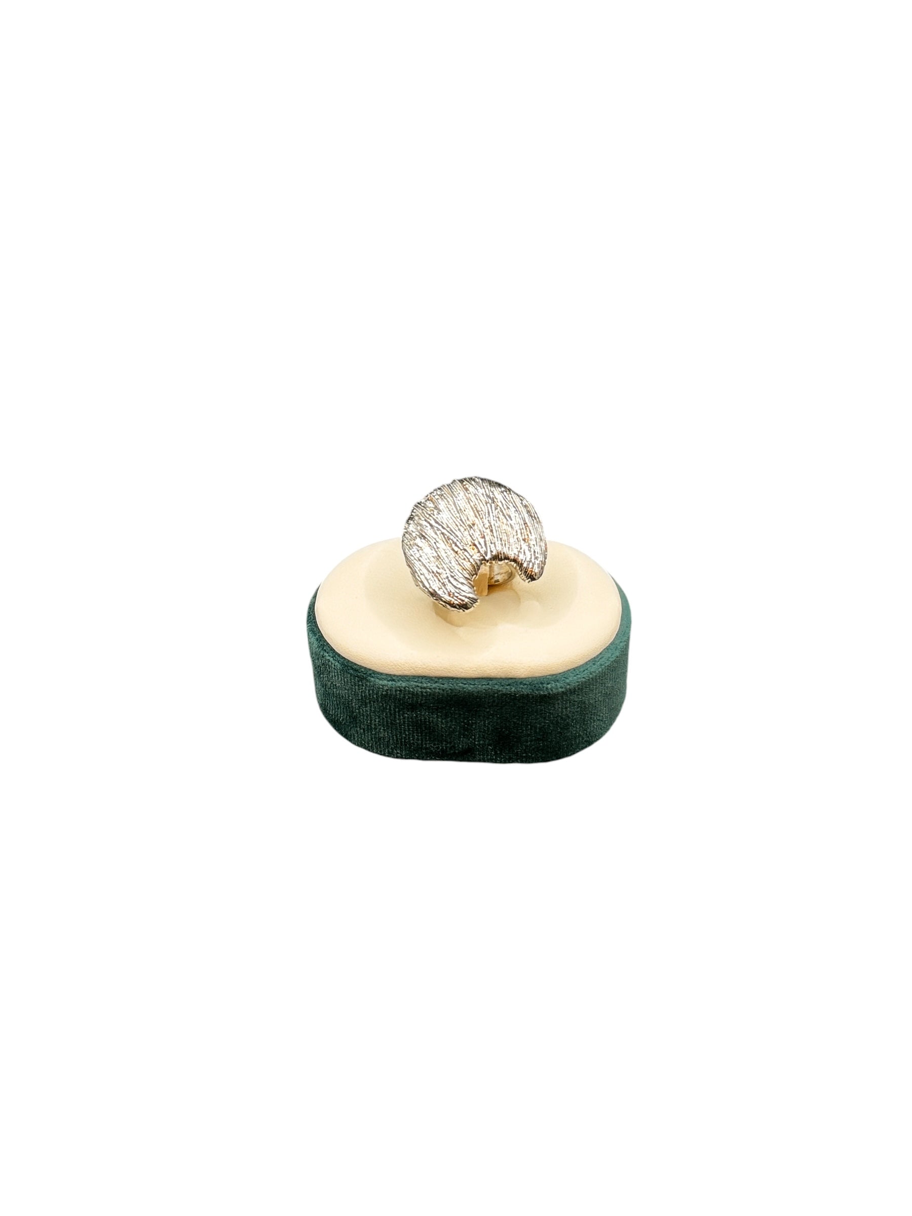 Pianegonda Women's Hammered Silver Ring - AA010119