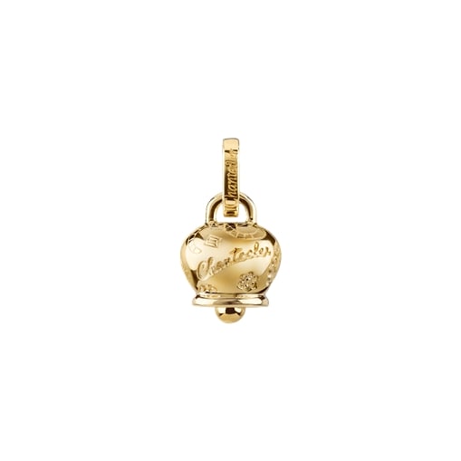 Chantecler-Anhänger, Suamèm-Kollektion, mittelgroß, aus 9 Karat Gelbgold – 30208