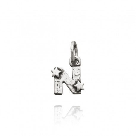 Giovanni Raspini Charm Buchstabe N mit Sternen - 6658