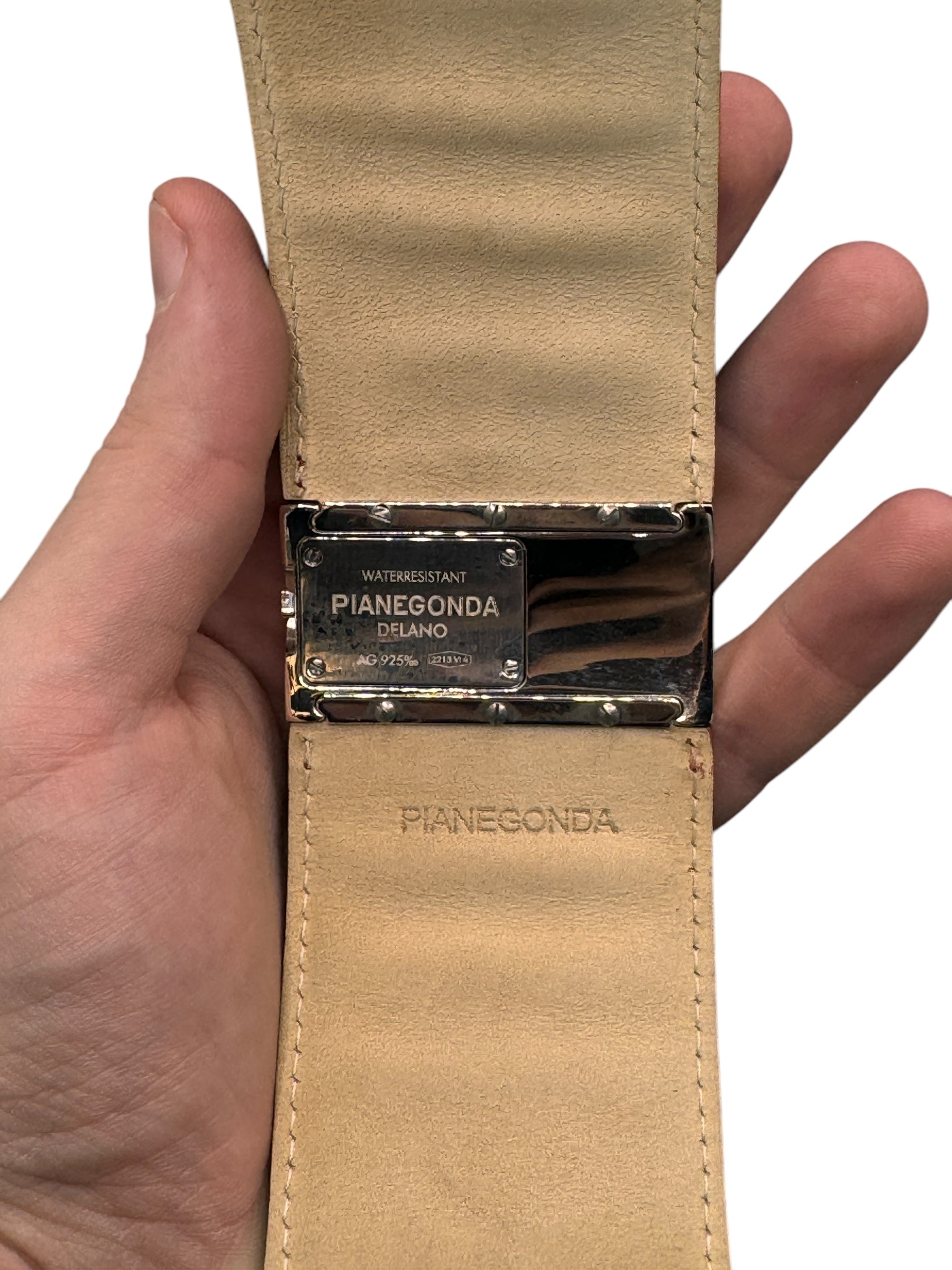 Pianegonda Damenuhr, Quarzwerk, Delano Kollektion, 50mm - W001-1-rot