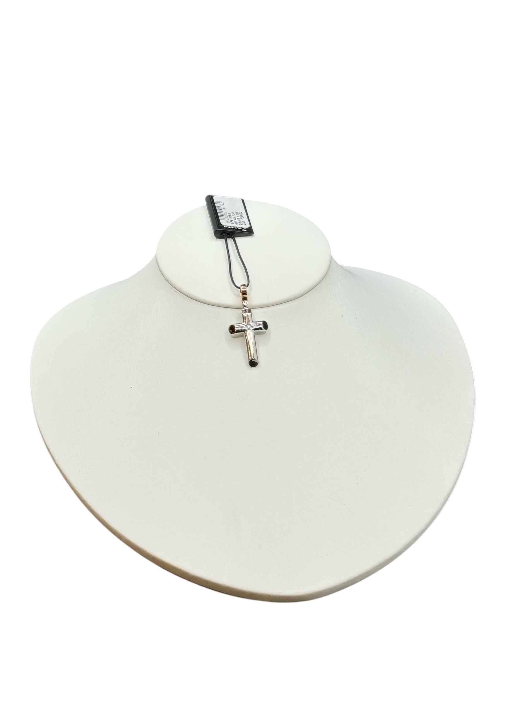 Kreuzanhänger aus Weißgold und Diamanten aus der Insignia Gold Collection – EPE102BR