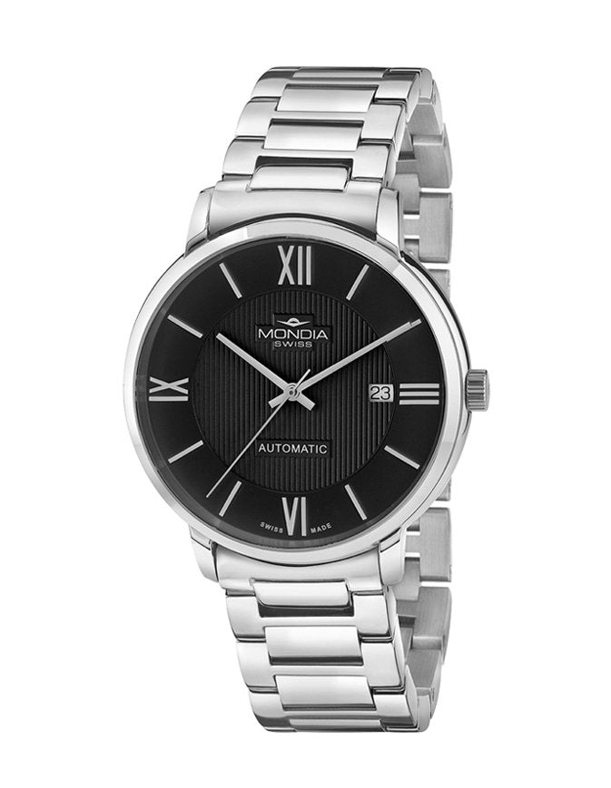 Elegance Classic 208 Solotempo Automatico, 42mm - MS-208-SS-BKRM-CM