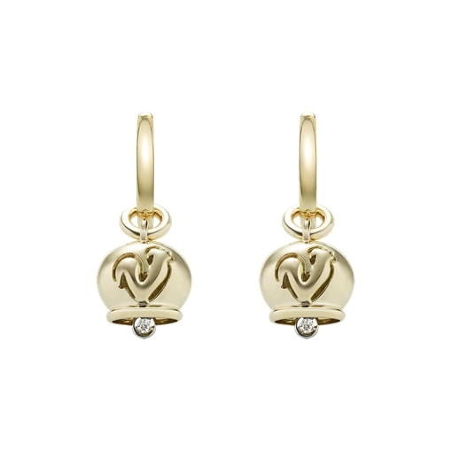 Glockenohrringe aus 18 kt Gold - 36582