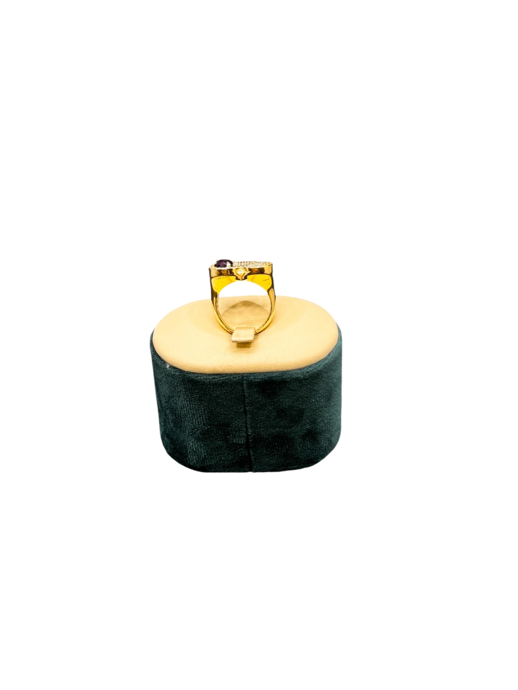 Labriola-Ring aus Silber und weißer Emaille mit dem Wort LOVE – AG1033/B