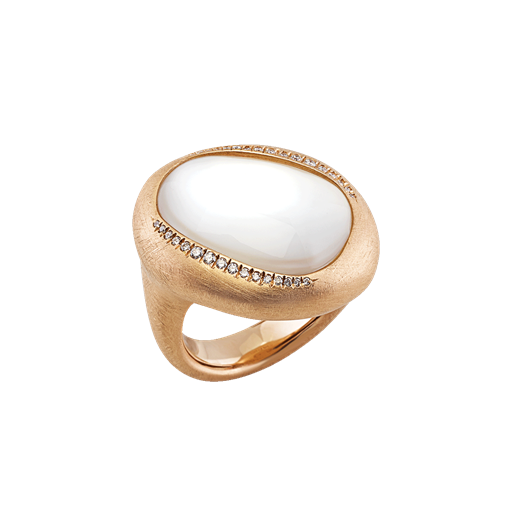 Enchanté ring Satin rose gold - 42933
