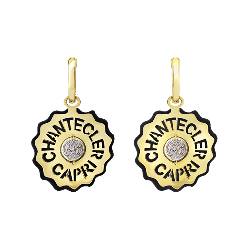 Chantecler Logo-Ohrringe aus 18 Karat Gelbgold
Cod. 43421
