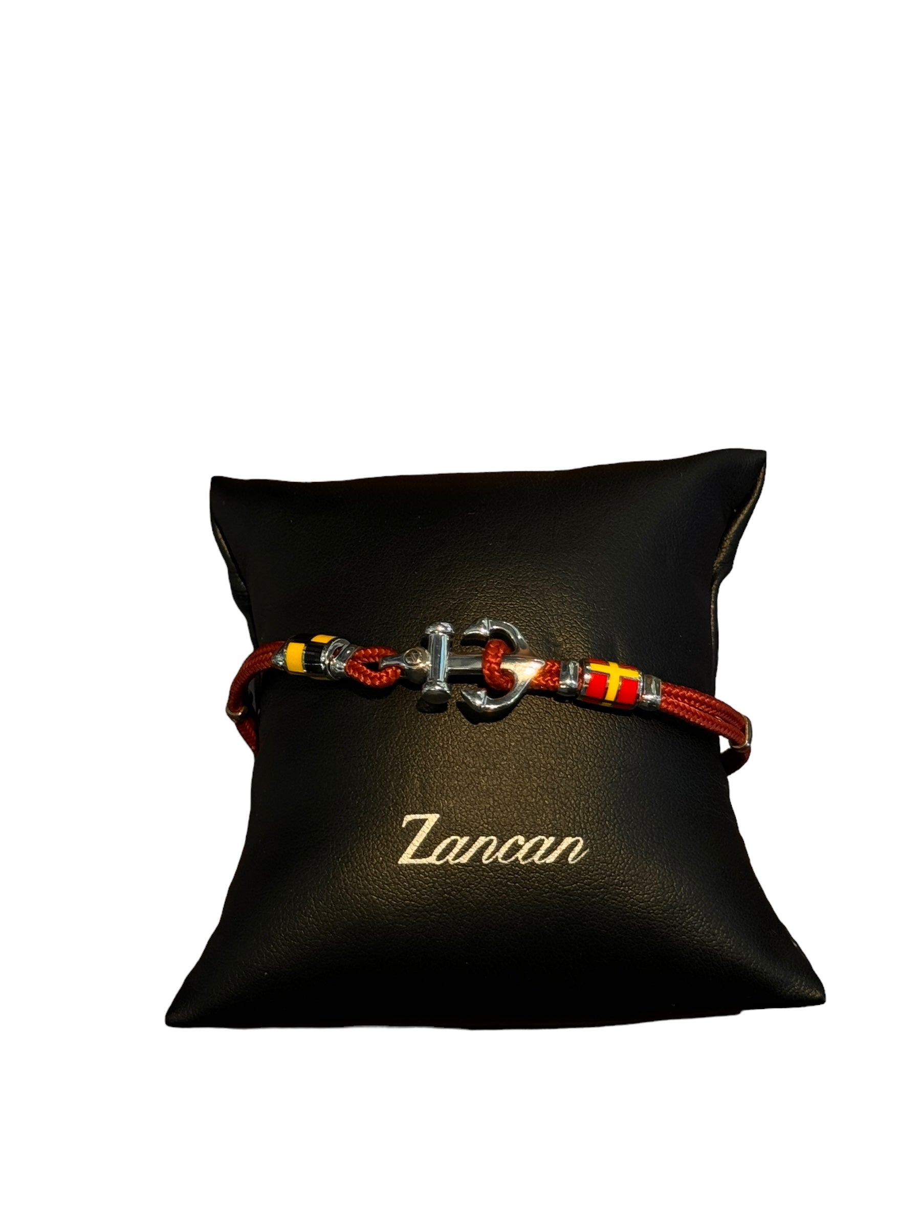 ZANCAN REGATA HERRENARMBAND AUS SILBER UND KEVLAR - EXB621R-RB