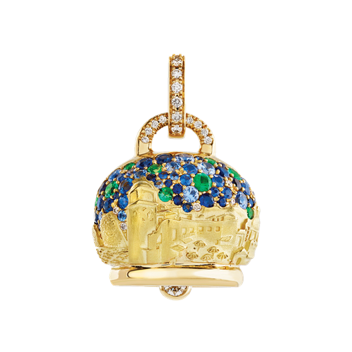Ciondolo Campanella grande Chantecler, Ingrid Bergman in Oro giallo 18kt - 43700