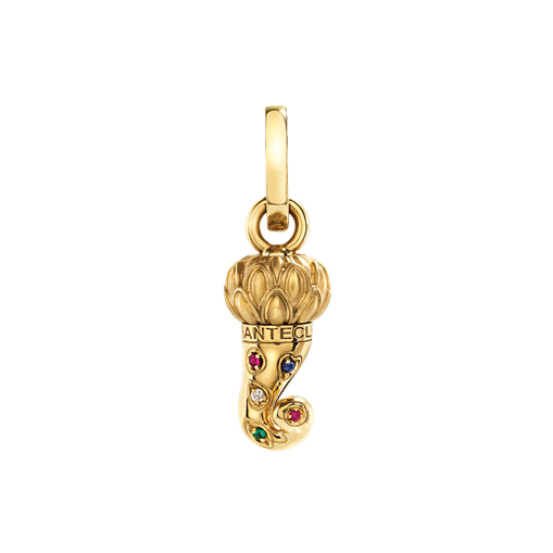 Ciondolo Chantecler Corno piccolo in Oro giallo 9kt - 43705