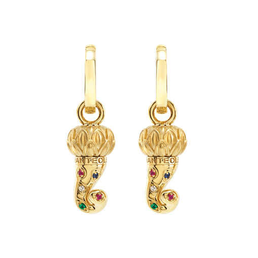 Chantecler Corni Ohrringe aus 9 Karat Gelbgold – 43708