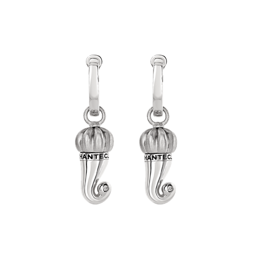 Chantecler Kleine Hornohrringe aus Silber - 43803