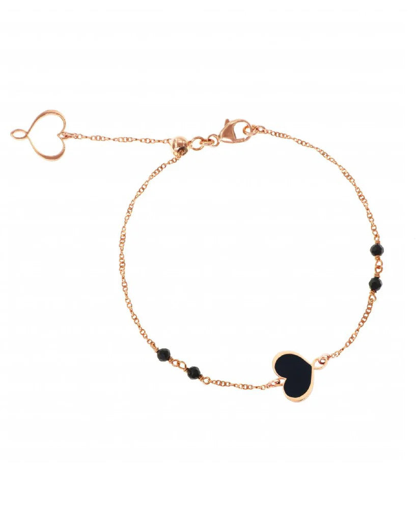 BRACCIALE M&S SMALTO NERO - BPMES2