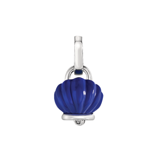 Ciondolo Chantecler Campanella Capriness piccola in argento, color lapilazzuli - 44034