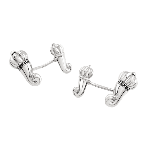 Gemelli Chantecler Corno piccoli in argento - 44061