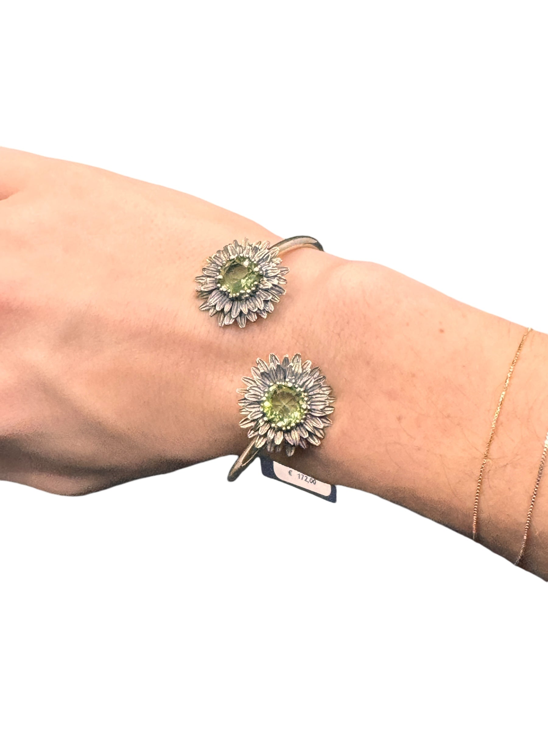 Labriola SILBERARMBAND MIT GRÜNEM QUARZ UND TURMALIN - 2235