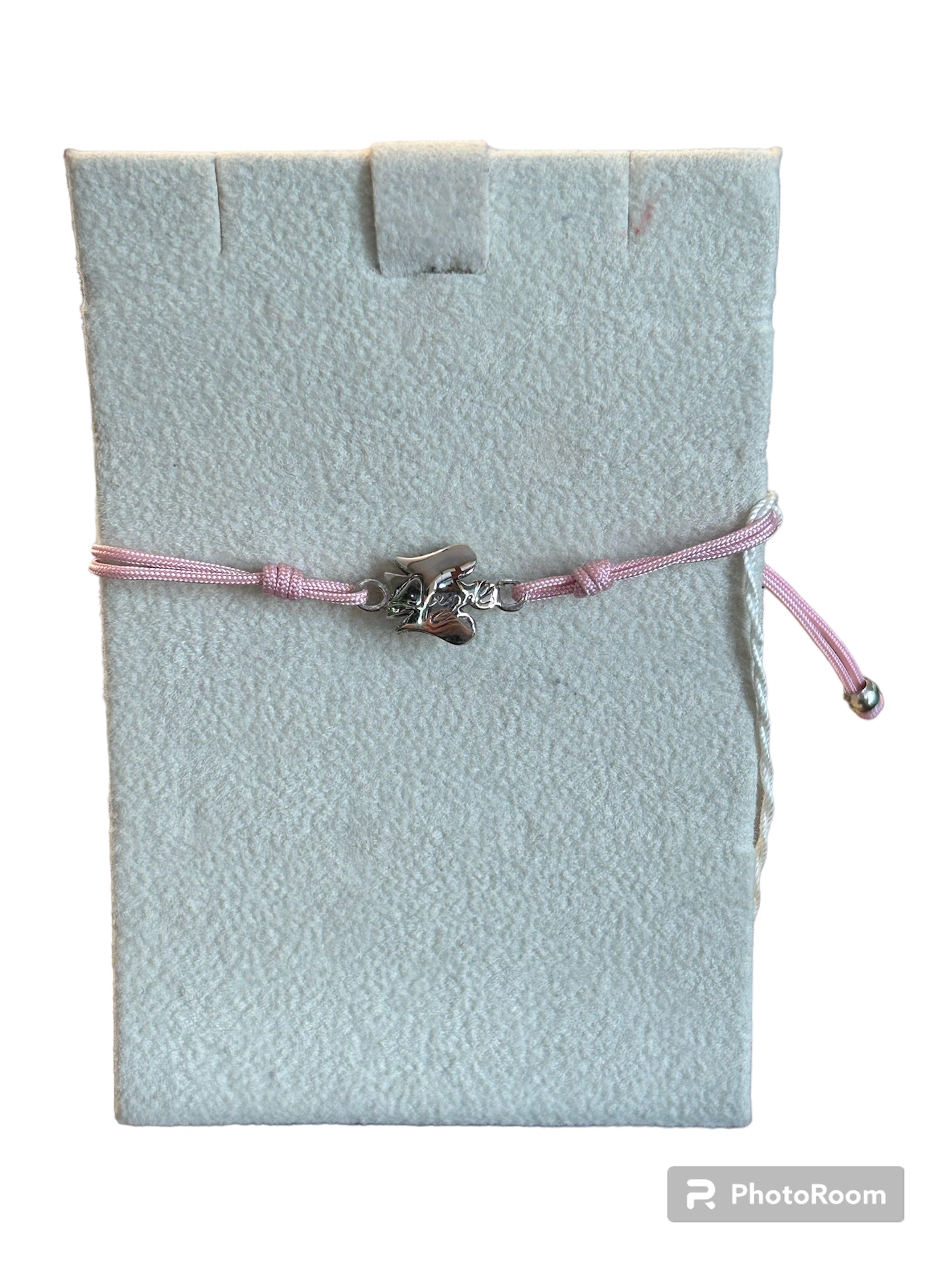9 Karat rosafarbenes Engelskordel-Armband – NKT191R