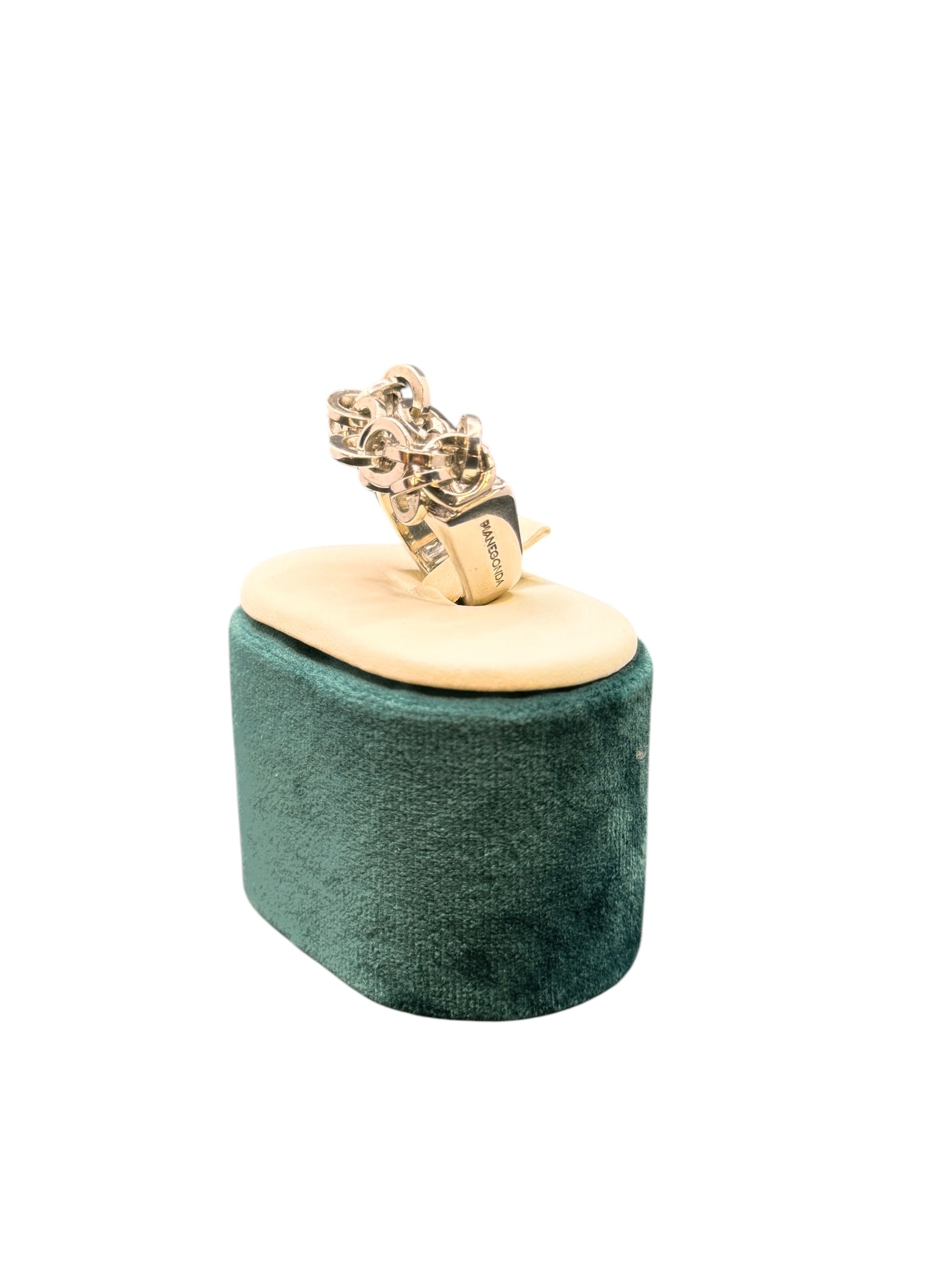 Pianegonda Women's Silver Ring with Links - AA010515
