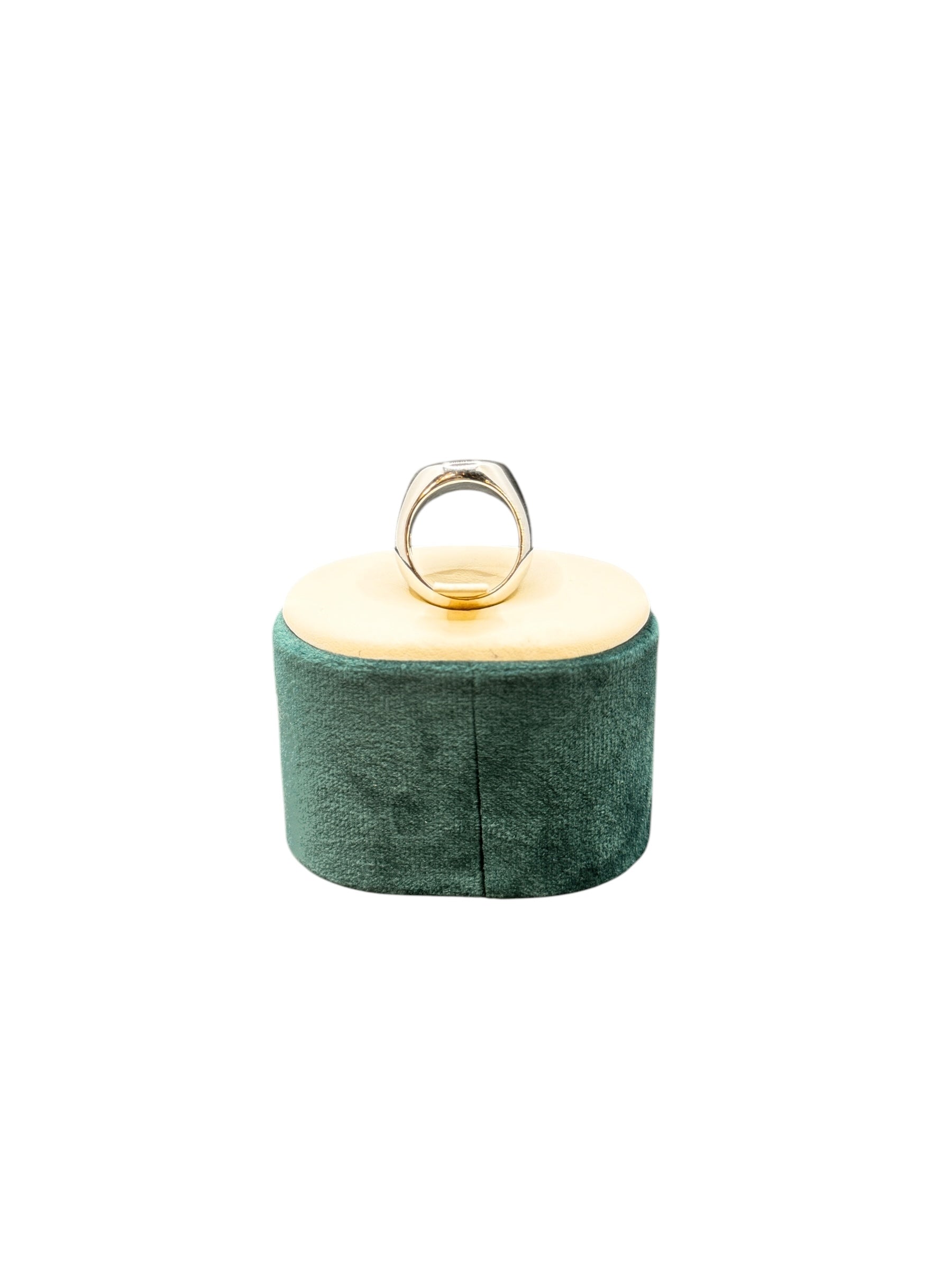 Pianegonda Unisex-Silberring mit schwarzem Onyx – AA010563